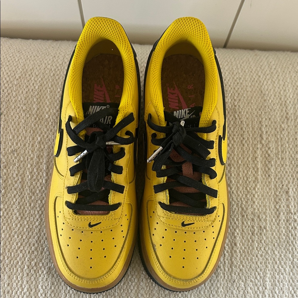 Nike Yellow and Black Sneakers
